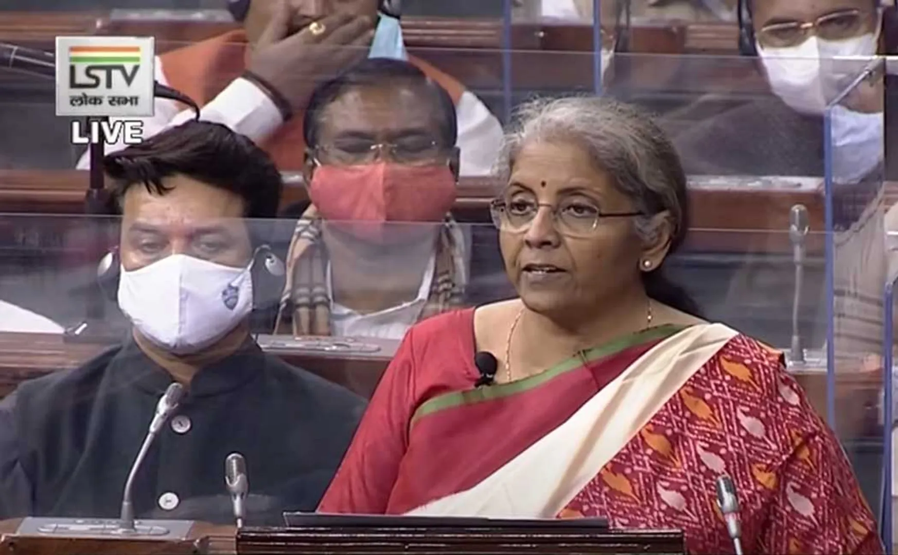 UNION BUDGET MINISTER NIRMALA SITHARAMAN SPEECH METRO TRAINS, POWER SECTOR, BANKS, LIC